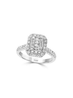 Effy Classique 14k White Gold & Diamond Ring