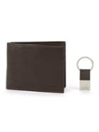 Calvin Klein Leather Bifold Wallet With Key Fob