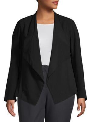 Michael Michael Kors Plus Open Front Blazer