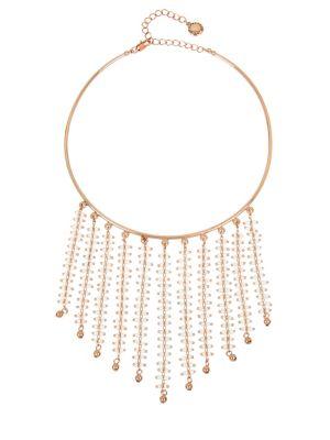 Bcbgeneration Rose-goldtone Choker Drop Necklace