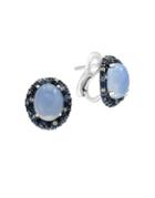 Effy Multi-stone And Sterling Silver Stud Earrings