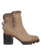 Naturalizer Valene Faux Fur-trim Ankle Booties