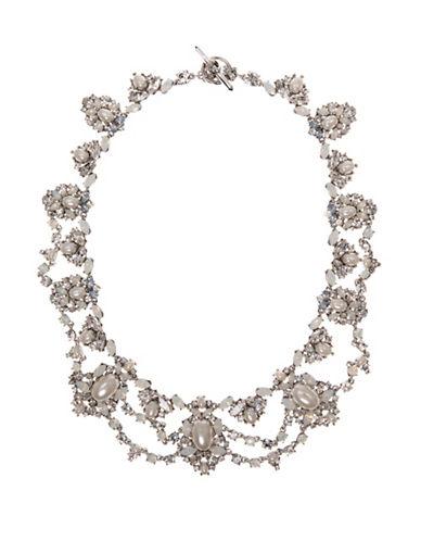 Marchesa Bohemian Dream Swarovski Crystals Collar Necklace