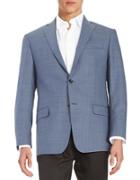 Michael Kors Two-button Plaid Suit Jacket