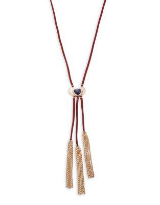 Robert Rose Fringe Accented Corded Y-necklace