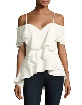 Cmeo Collective Ruffled Sweetheart Top