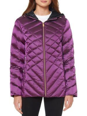 Ellen Tracy Light Weight Packable Down Jacket