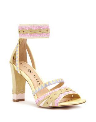 Katy Perry Kai Suede Patterned Sandals