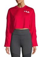 Fila Aurora Flared-sleeve Cropped Top