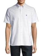 Brooks Brothers Red Fleece Grid Short-sleeve Oxford Shirt