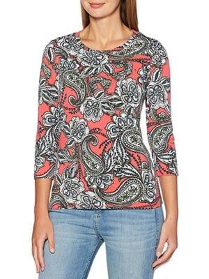 Rafaella Petite Paisley & Floral Top