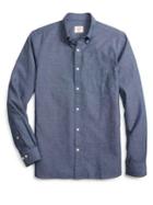 Brooks Brothers Red Fleece Indigo Dobby End-on-end Shirt