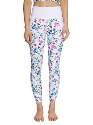 Betsey Johnson Floral-print High-rise Leggings