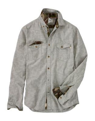 Timberland Gargoyle Cotton Casual Button-down Shirt