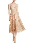Dress The Population Sequin Lace Fit-&-flare Dress
