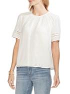 Vince Camuto Oasis Bloom Embroidered Lace Blouse