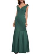 Bcbgmaxazria Off-the-shoulder Mermaid Gown