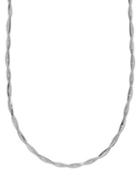 Lord & Taylor Twist Sterling Silver Chain Necklace/18