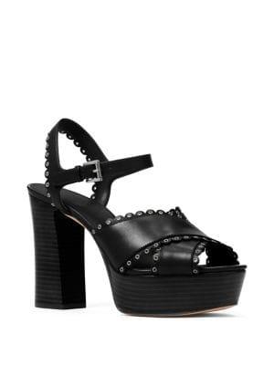 Michael Michael Kors Jesslie Platform Leather Sandals