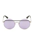 Mcq By Alexander Mcqueen 52mm Top-bar Circle Sunglasses