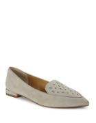 Tahari Esther Suede Slip-on Loafers