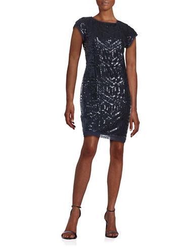 Vince Camuto Sequined Shift Dress