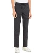 Calvin Klein Drawstring Pinstripe Pants