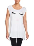 Juicy Couture Cap Sleeved Eyelash Tee