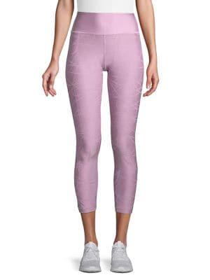 Under Armour Heatgear Armour Jacquard Cropped Leggings