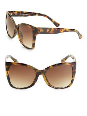 H Halston 60mm Butterfly Sunglasses
