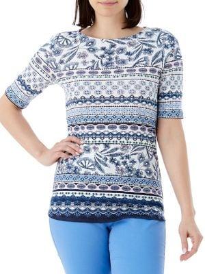 Olsen Santorini Multi-print Tee
