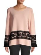 Karl Lagerfeld Paris Lace Block Top