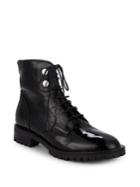 Kenneth Cole New York Francesca Leather Combat Boots