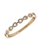 Anne Klein Goldtone Infinity Bangle Bracelet