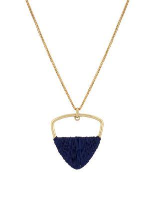 Lucky Brand Crystal Wrapped Pendant Necklace