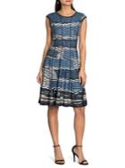 Nic+zoe Petite Printed Fit-&-flare Dress
