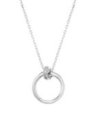 Adina Reyter Loops Sterling Silver & Pave Diamond Pendant Necklace