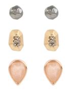 Kenneth Cole New York Blush Stone Triple Stud Earring Set Set Of 3