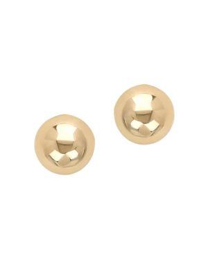 Lord & Taylor 14k Yellow Gold Ball Stud Earrings