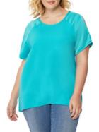 Rebel Wilson X Angels Plus Dolman Split-sleeve Top