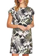 Cece Soft Palms Dress