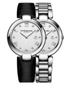 Raymond Weil Shine Diamonds And Stainless Steel Watch And Interchangeable Straps Set