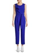 Eliza J Petite Cascade Ruffle Jumpsuit