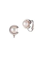 Carolee Essentials 3 Sterling Silver & 9-10mm Freshwater Pearl Stud Earrings