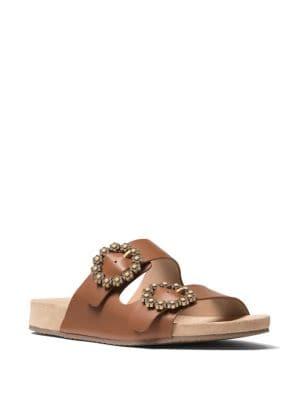 Michael Michael Kors Ryder Leather Slides