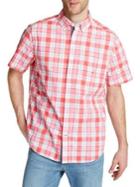 Nautica Plaid Classic-fit Short-sleeve Button-down Shirt