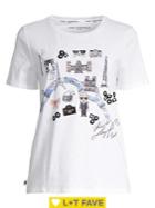 Karl Lagerfeld Paris Ann 2.0 Graphic Tee