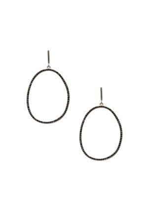 Sole Society Silvertone Gypsy Hoop Earrings