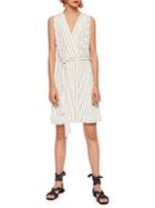 Mango Sleeveless Wrap Dress