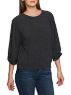 1.state Heathered Balloon-sleeve Sweatshirt